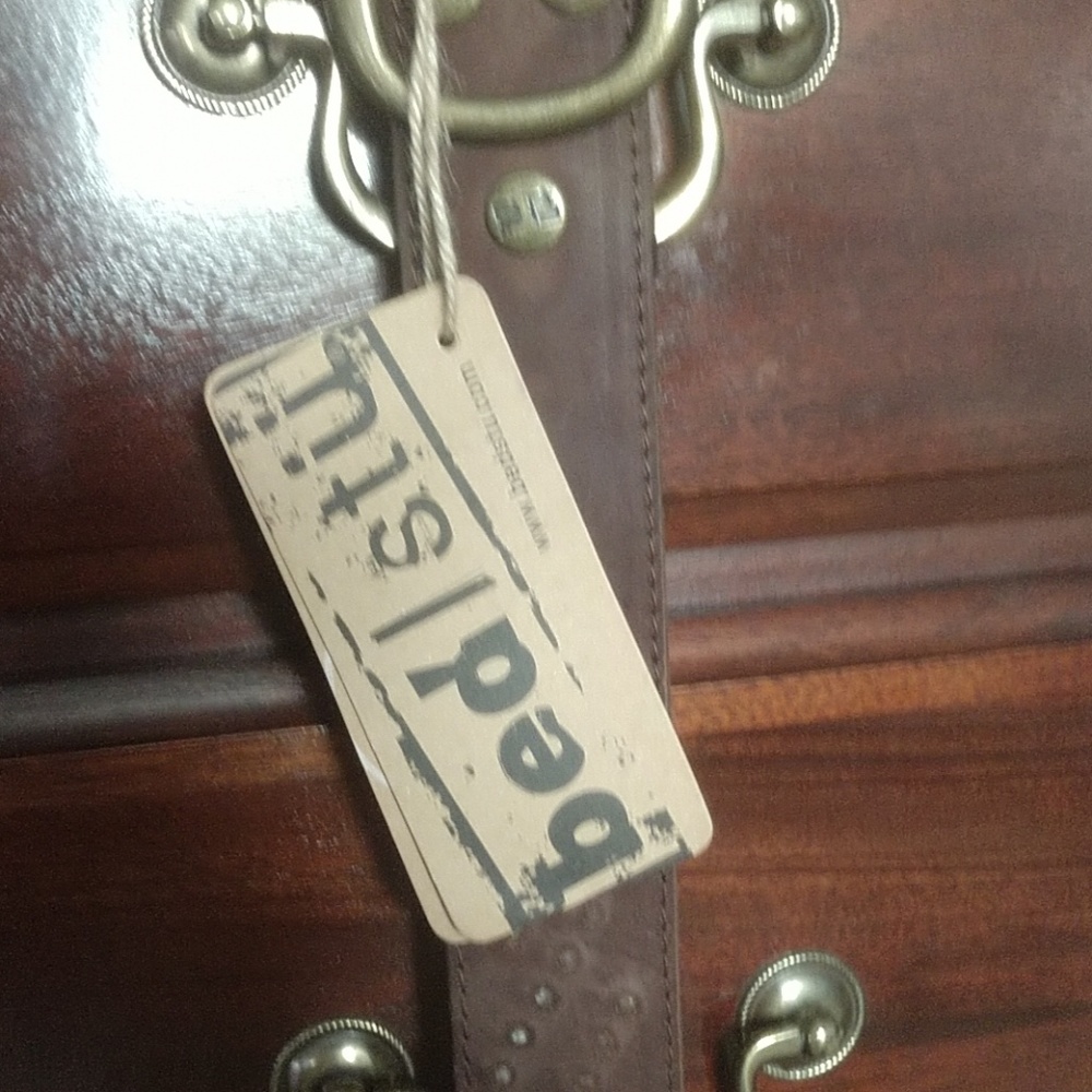 Leather belt